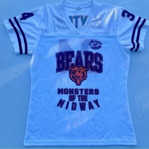 CHICAGO Bears women’s white V-neck Sport-Tek #34 Walter Payton Jersey size small